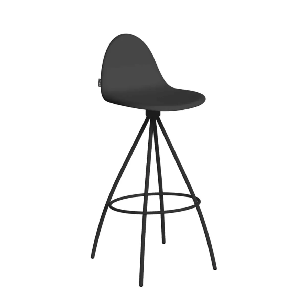Petris - Tabouret haut design en tissu