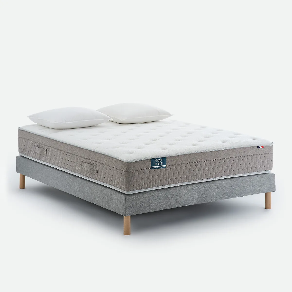 Matelas 1362 Ressorts Ensachés, 7 Zones, Soutien Ferme, Accueil Équilibré
