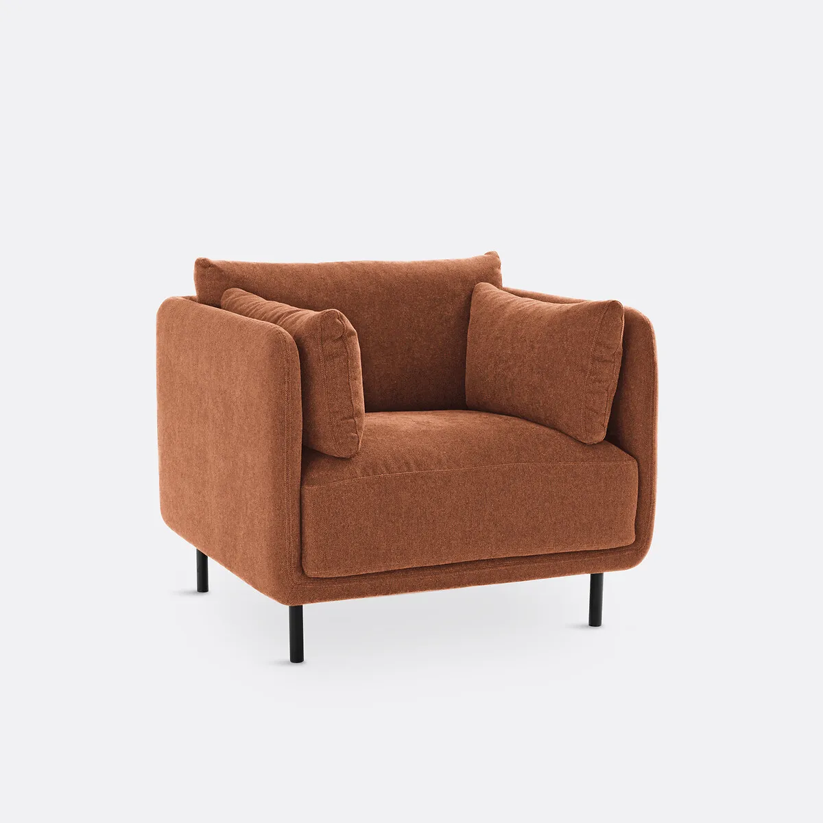 Fauteuil, En Tissu Texturé, VICTOR