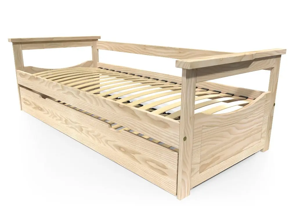 Lit Gigogne Topaze en Pin massif