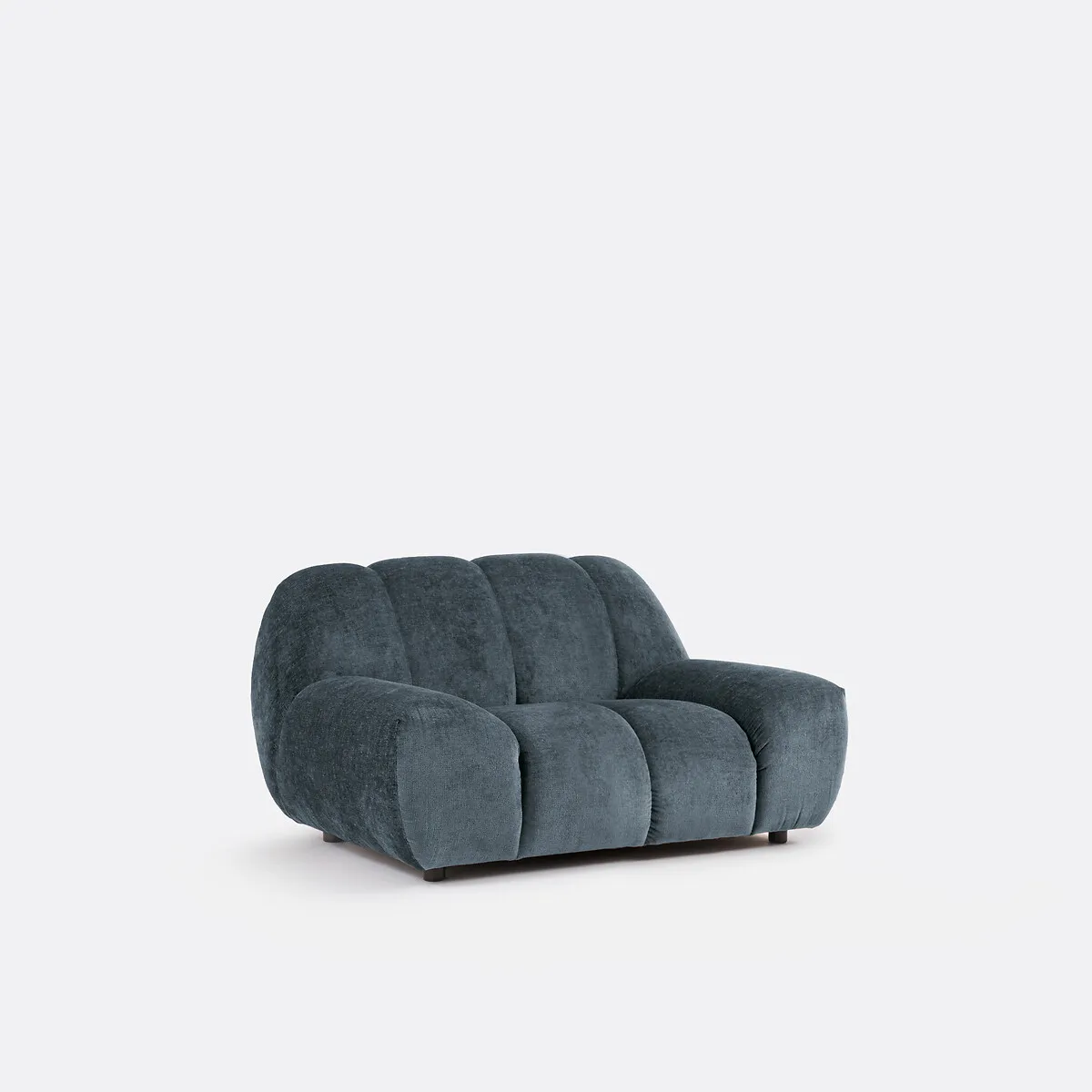 Fauteuil XL, Velours Épais, Nuria