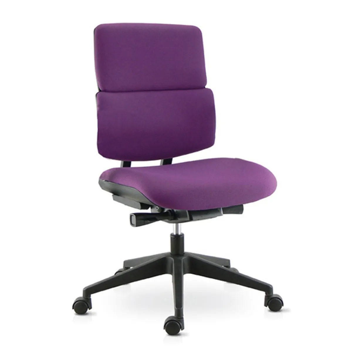 Wi max - Chaise de bureau en tissu avec roulettes