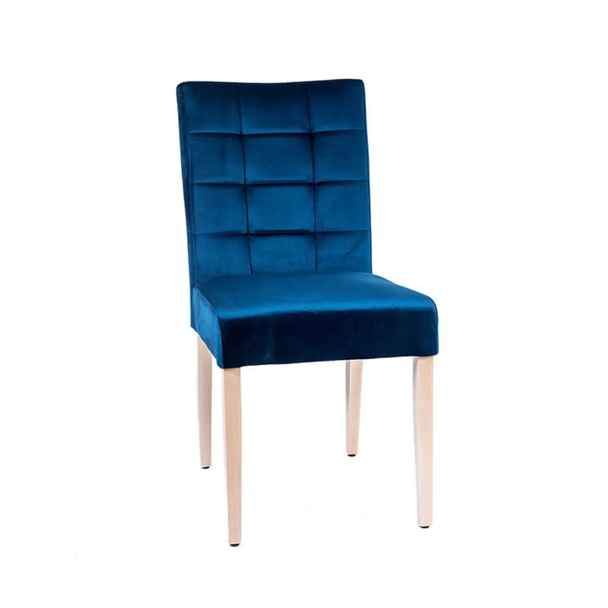 Matias 2 - Chaise contemporaine en tissu et bois