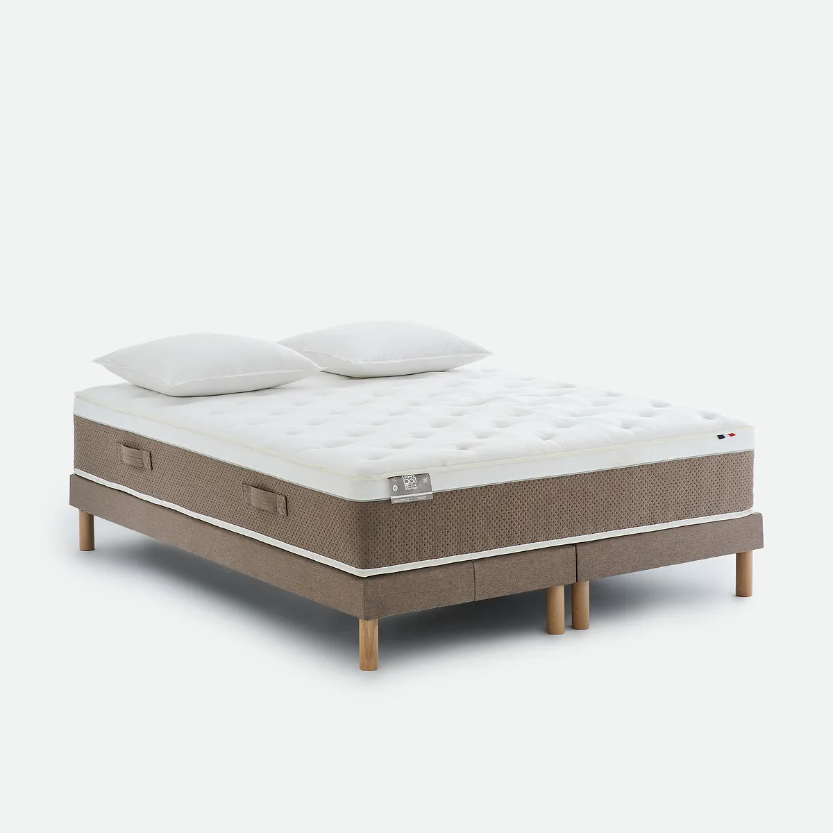 Ensemble Matelas Hybride Premium, 1326 Ressorts, Soutien Ferme, Et Sommier