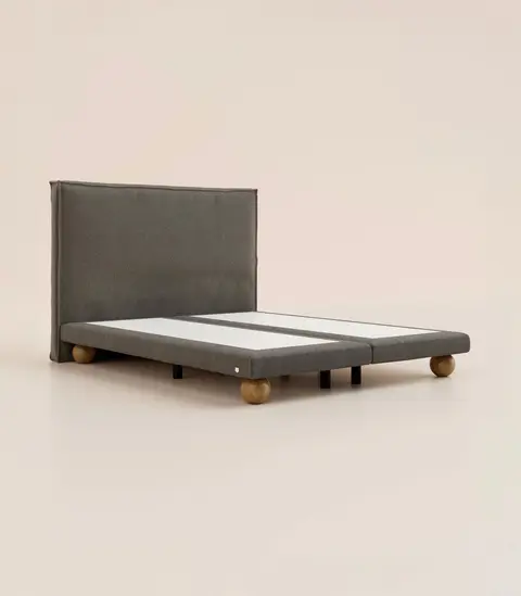 Lit boxspring Grand Ours — Gris