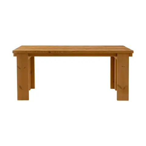 Table 013 Osa Outdoor Table Pin traité thermiquement,