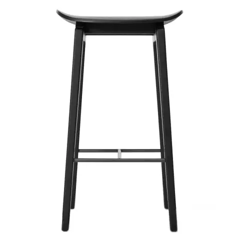 Tabouret de bar NY11 Chêne teinté noir