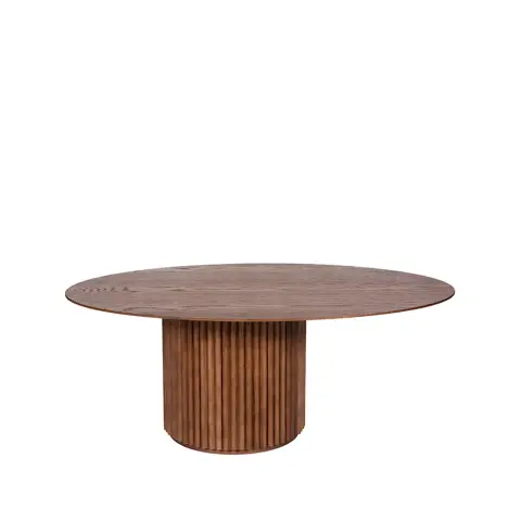 Table basse Palais Ovale frêne teinté