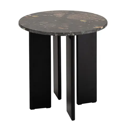 Table d’appoint ronde en pierre