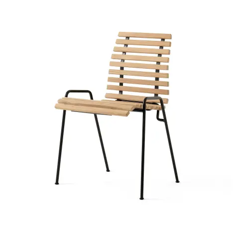 Chaise de terrasse RFH RD4 Teak-black