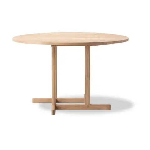 Table BM80 Mogensen Shaker Ø Chêne savonné