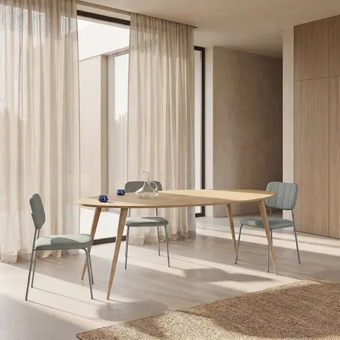 Table à manger ovale, L200 cm