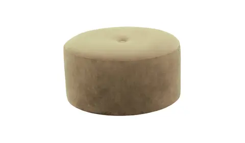 Grand pouf rond Flair - 1 bouton