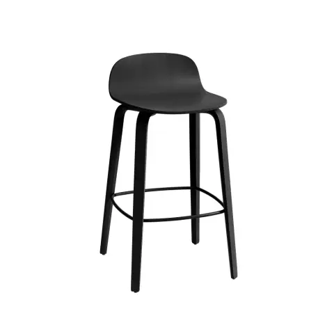 Tabouret de bar Visu Black-Black