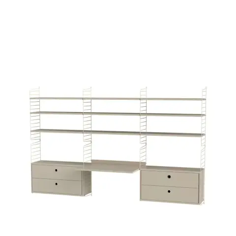 String bureau beige - combinaison F