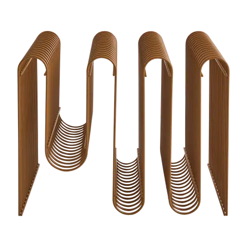 Range-magazine design ambre 40cm Curva