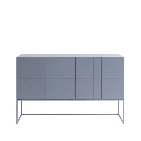 Kilt Light 137 table d'appoint nordic blue, 3 portes
