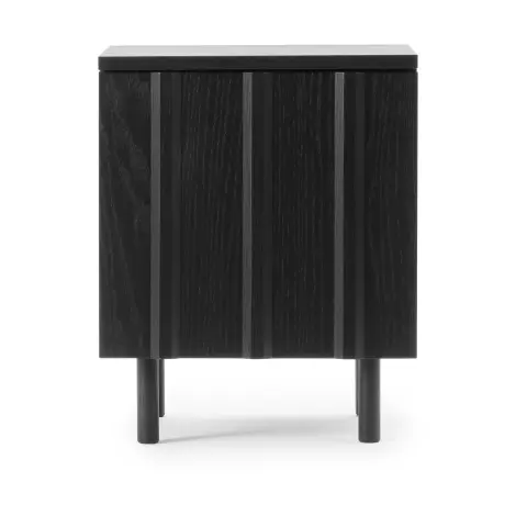 Table de chevet Rib Soft black,