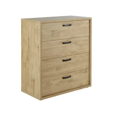 Commode adulte contemporaine chêne clair Mikaela Chêne clair — Chêne clair