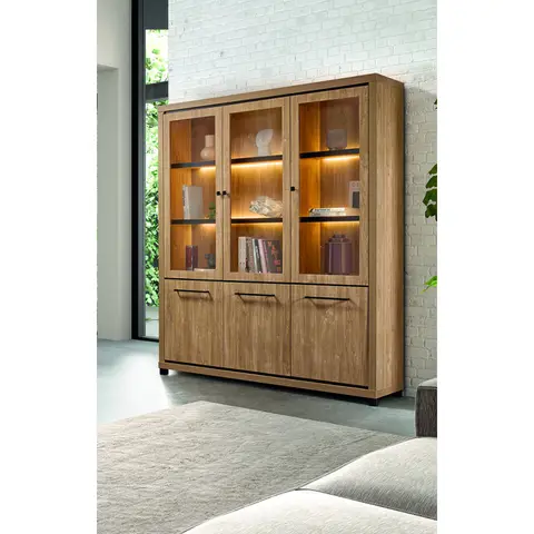 Bibliothèque contemporaine 175 cm chêne houston Vita Chêne houston — Chêne houston