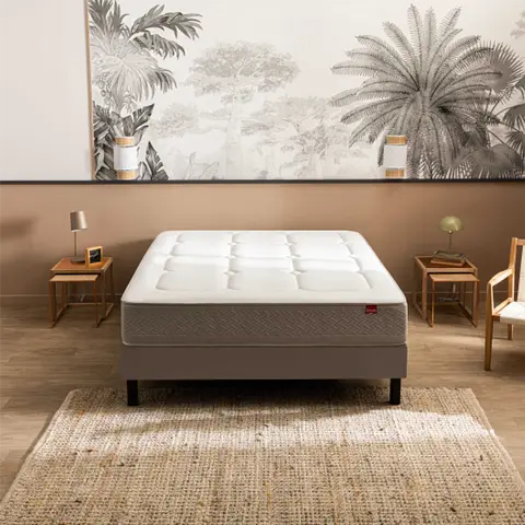 Matelas Epeda L'Escapade - Ressorts Ensachés + mémoire de forme