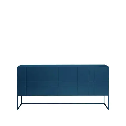 Kilt Light 180 table d'appoint deep blue, 4 portes