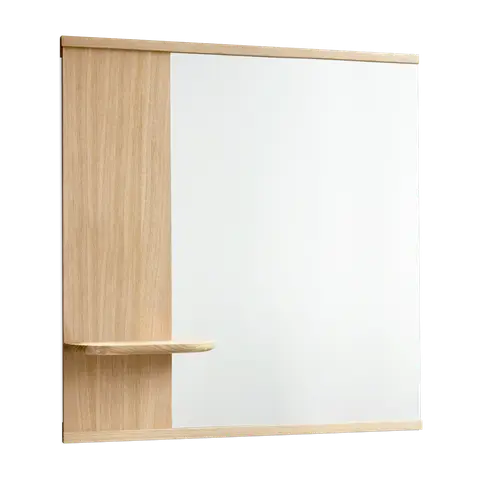 Miroir avec étagère en chêne 72x790x9,5cm - Moebe