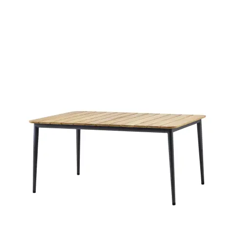 Table à manger Core teak Pied Lava grey