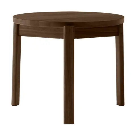 Table basse Passage Chêne teinté foncé, Ø