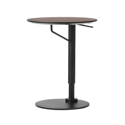Table d'appoint Branch Ø Dark stained oak