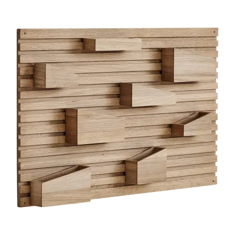 Organisateur modulable en chêne 66x6x44cm - Woud