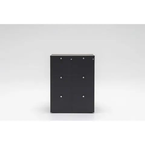 Armoire à tiroirs moderne Harley Marron foncé — Marron foncé