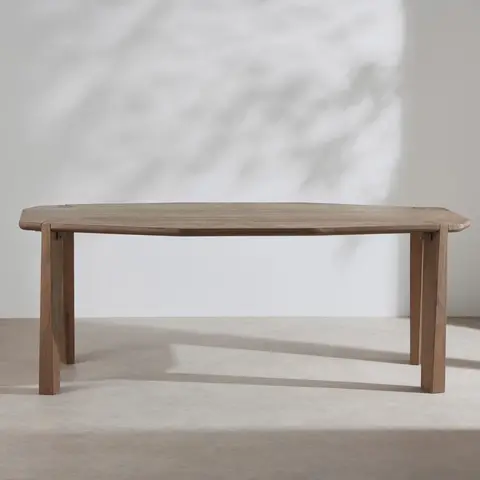 Table à manger en bois de manguier, L200 cm