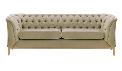 Canapé 2,5 places Chesterfield Modern Wood
