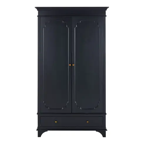 Armoire noir charbon, L104 cm