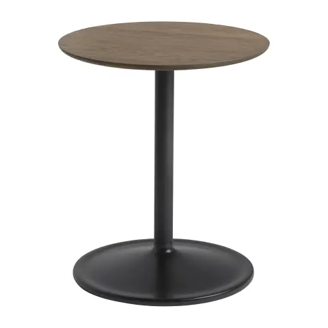 Table d'appoint Soft Solid smoked oak-black