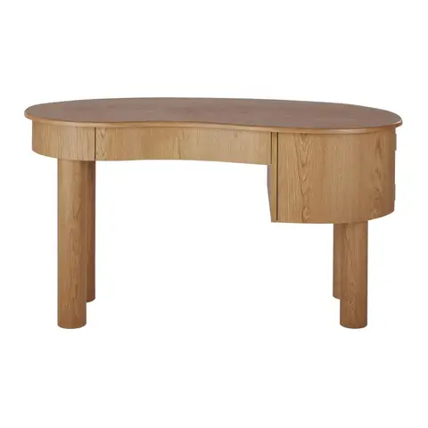 Bureau marron 1 porte 1 tiroir