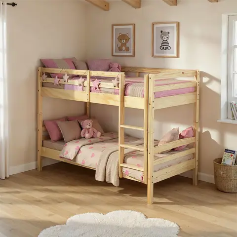Lit superposé séparable en bois massif naturel 90x200 - LT12085