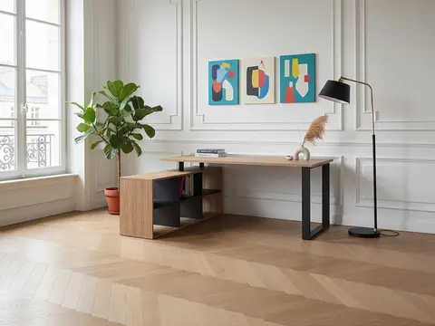 Bureau avec angle réversible COLOGNE