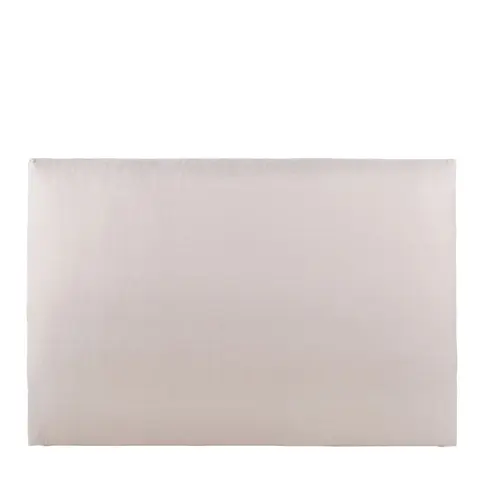 Tête de lit déhoussable en lin beige pour couchage 160