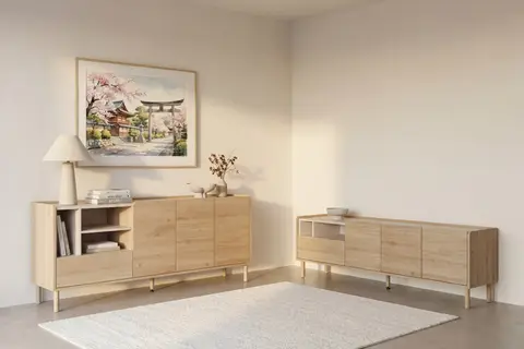 Ensemble meuble Isadora - Ensemble Buffet & TV 180 cm x 44 cm x 75 cm
