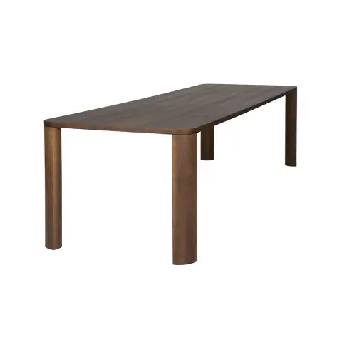 Table à manger Moci Chestnut stained,