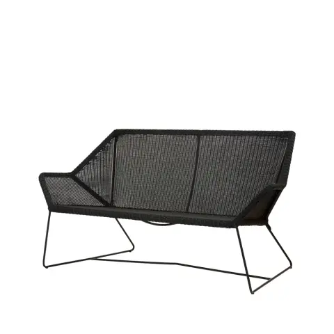 Canapé Breeze weave 2 places Black
