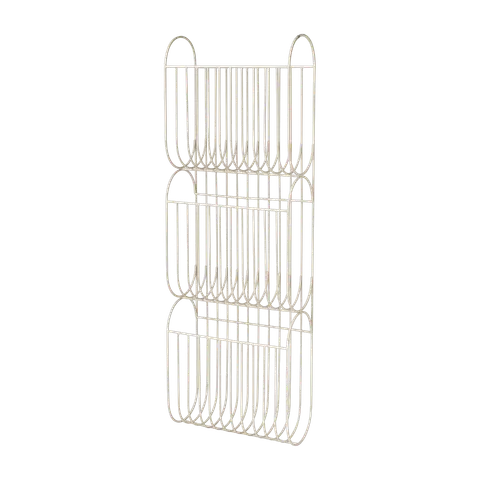 Porte magazine en fer rainy day grey 33x15x99 cm Maggie - Broste Copenhagen