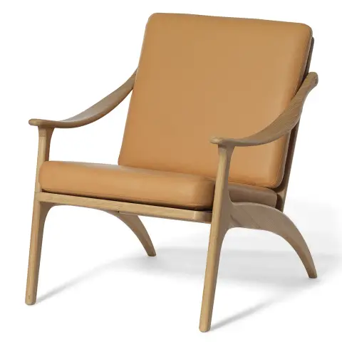 Fauteuil Lean Back Soavé chêne huilé blanc Nature