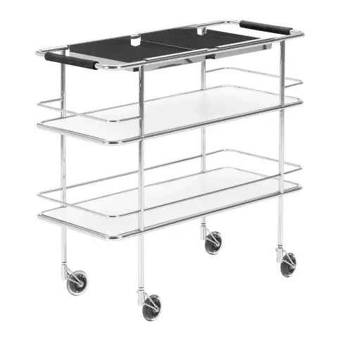 Tabouret de bar S70-3 Stratifié blanc-chrome