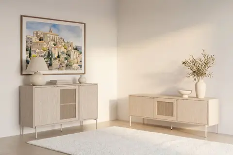 Ensemble meuble Vira - Ensemble Mini Buffet & TV 140 cm x 44 cm x 80 cm