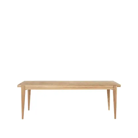Table à manger S-table oak matt lacqured, extendable