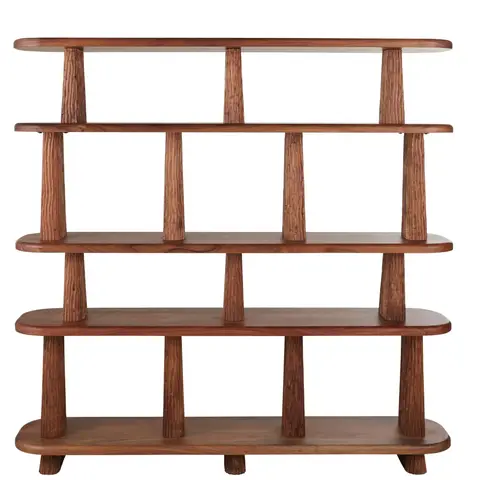 Etagère en bois d'acacia massif, L180 cm