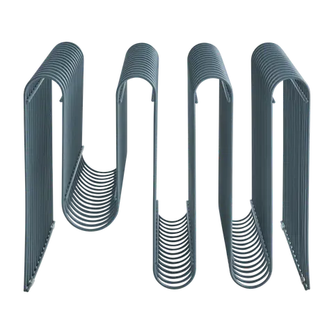 Range-magazine design bleu 40cm Curva